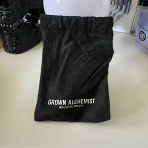 3/$15 Grown Alchemist Black Mini Drawstring Bag